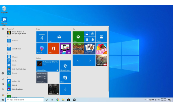 WIN001 Windows 10: May 2019 Update